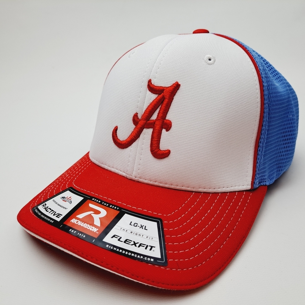 Alabama Richardson fitted Baseball Cap Hat Embroidered Size L/XL …